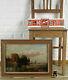 E. Staudt Oil Painting Antique 1889 View From Frankfurt At Main Cathedral