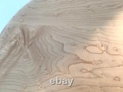 EDWARD WOHL 16 Birds Eye Maple Lazy Susan from 2022 MINT Signed Wooden