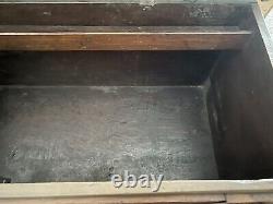 Early 18th Century Royal Wooden Wardrobe Trunk, Come From Castle In Germany