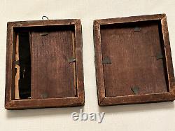 Early 19th Century Pair of Framed Silhouettes Set Couple from Newburyport, MA