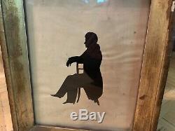 Early 19th Century Silhouette HRH Charles Of France, Done In 1830 From Picture