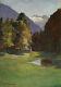 Eduard Otto From Braunthal (vienna 1873-1939) View On The Dachstein