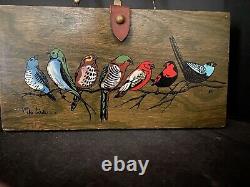 Enid Collins For The Birds wooden box purse From 1966