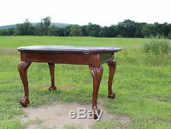 FABULOUS Antique Chippendale SOLID MAHOGANY Dining Room Table c1900 from Wales