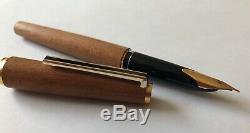 FROM JAPANPILOT CUSTOM Maple Wood 1971 Vintage Fountain Pen Nib 18K size M