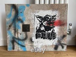 Faile Original Street piece Dog, from Brooklyn New York c. 2005 Iconic and rare