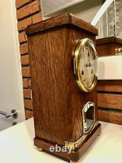 Fine Antique Original German Bracket Mantel Shelf Table Clock From Around 1940