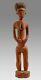 Fine Carved Baule Red Painted Wood Female Figure From Ivory Coast 20th Century