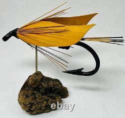 Fly fishing lure Ben Bent Wet Wood Carving from the workshop of Bill Flick Art