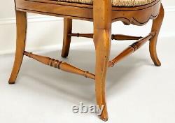 French Country Style Rush Seat Lounge Chairs from Colony Furniture Pair