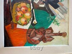 GOERGES BRAQUE -OIL ON ORIGINAL CANVAS FROM THE 20s still life
