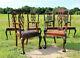 Great Set 6 Antique Chippendale Solid Mahogany Dining Chairs C1900 From Wales