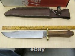 Gerber Bowie 0595 of 1500 From 1991 Fixed Blade Knife With Sheath & Box