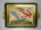 Gold Gilt Birds Florentine Wood Tray From Italy 21 X 15