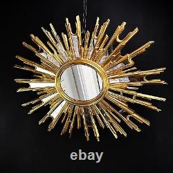 Gold-Plated mid-Century Star From Deknudt Vintage 1960er Approx. 35 3/8in