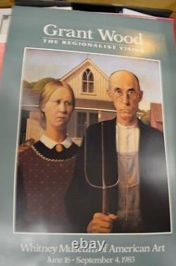 Grant Wood, Original Art Poster From Whitney Museum