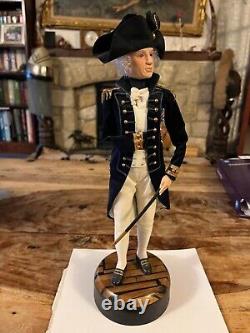 HMS Victory wood from Nelson's flagship Trafalgar + Nelson figurine ltd edition