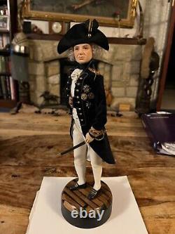 HMS Victory wood from Nelson's flagship Trafalgar + Nelson figurine ltd edition