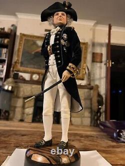 HMS Victory wood from Nelson's flagship Trafalgar + Nelson figurine ltd edition