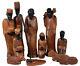 Hand Carved African Nativity 11 Piece Set Made From Tanzanian Rosewood And Ebony
