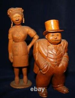 Hand Carved'Jiggs and Maggie' from Bringing Up Father Comics