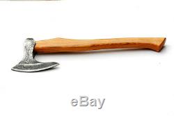 Hand forged from 5160 spring leaf steel flat hammer tomahawk