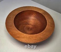 Hand-made Kauri Ancient Wood Bowl from New Zealand AUTHENTIC CERTIFICATION