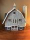 Handmade Rustic Barn Withsilo Decorative From Vermont 1 Foot Sq 6 Lbs