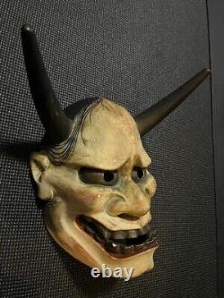 Hannya Mask Ornaments Japanese Traditional Mask Wooden Decorations From Japan