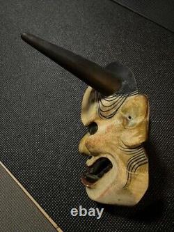 Hannya Mask Ornaments Japanese Traditional Mask Wooden Decorations From Japan