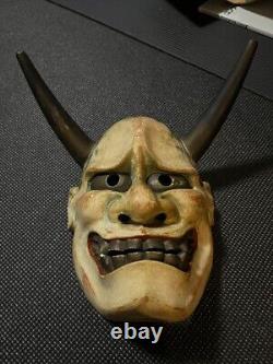 Hannya Mask Ornaments Japanese Traditional Mask Wooden Decorations From Japan