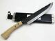 Hinoura Ajikataya Hunting Knife Single Edge Blade Length 240mm From Etigo Japan