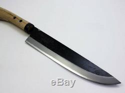 Hinoura Ajikataya Hunting knife single edge Blade length 240mm from Etigo Japan