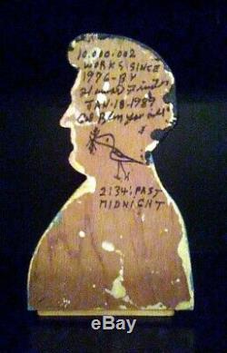 Howard Finster Abraham Lincoln From A Penny (1989) Original American Folk