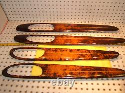 Jaguar 05-09 Vanden Plas LONG Sedan 4 doors WOOD nice Genuine 1 set of 4 Covers