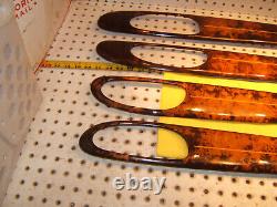 Jaguar 05-09 Vanden Plas LONG Sedan 4 doors WOOD nice Genuine 1 set of 4 Covers