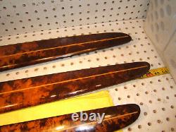 Jaguar 05-09 Vanden Plas LONG Sedan 4 doors WOOD nice Genuine 1 set of 4 Covers