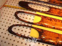 Jaguar 05-09 Vanden Plas LONG Sedan 4 doors WOOD nice Genuine 1 set of 4 Covers