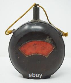 Japanese Antique Gunpowder Container made of Wood Original from Japan 0204F8