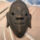 Japanese Antique Noh Mask Wood Carving From Japan