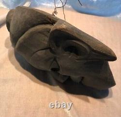 Japanese Antique Noh Mask wood carving from japan