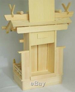 Japanese Household Shrine Kamidana Cypress Wood 34.5x22x40.5cm From Japan EMS