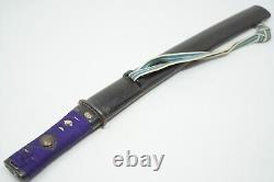 Japanese Wakizashi Sword with wooden Blade Antique Original from Japan 0512E3