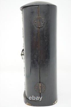 Japanese Wooden Boddhisatva Figure Antique in Original House from Japan 0426E9