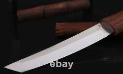 Japanese author's knife tanto Samurai handmade from Bohler k110 steel