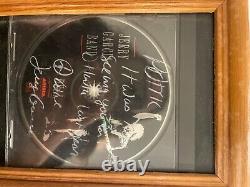 Jerry Garcia signed wood framed CD from Jerry Garcia Band