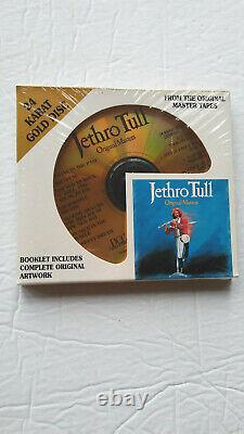 Jethro Tull ORIGINAL MASTERS cd NEW DCC GOLD DISC (Aqualung. Songs From The Wood)
