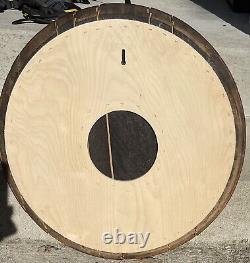 Jim Beam Barrel Head Wooden Wall Decor Authentic Rare From Distillery