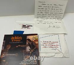 Jim McCarty & Friends CD+ ORIGINAL LETTER FROM McCarty To RONNIE WOOD, REAL DEAL