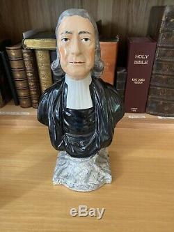 John Wesley Staffordshire Bust circa 1840 from original by Enoch Wood